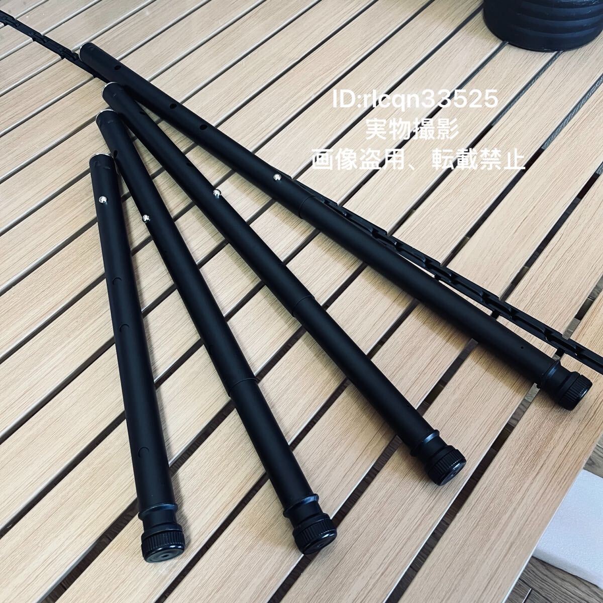 限定黒 Snowpeakスノーピーク規格 高さ調整 IGT脚 4点セット 4way 400脚 500脚 550脚 660 脚 高品質互換品 アイアングリルテーブル 拍卖