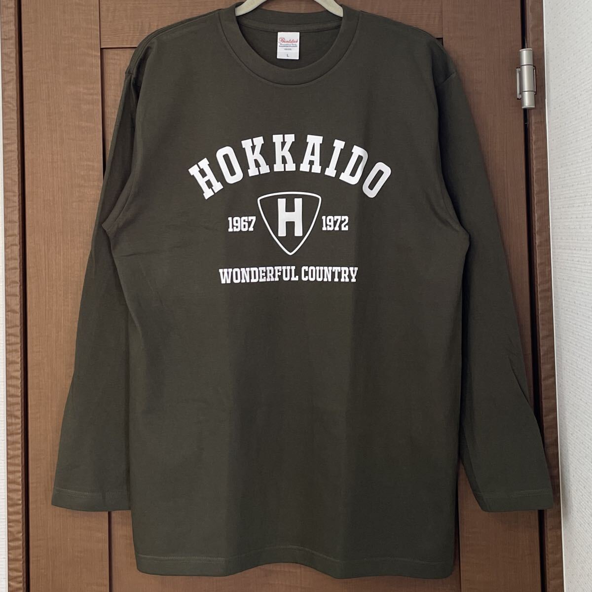 Tシャツ 北海道 長袖 Lサイズ ティシャツ ロンT 長袖Tシャツ拍卖