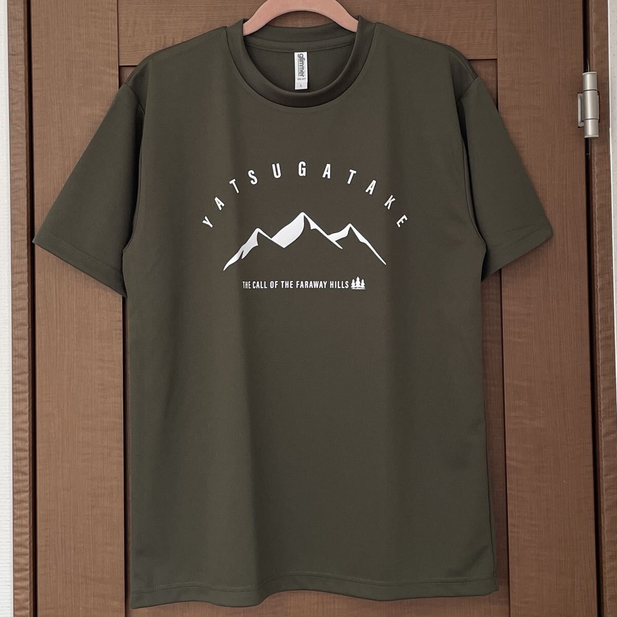 ドライ Tシャツ 八ヶ岳 登山 Lサイズ メンズ レディース ジュニア ティシャツ 山登り クライミング ワンダーフォーゲル 半袖 キャンピング拍卖