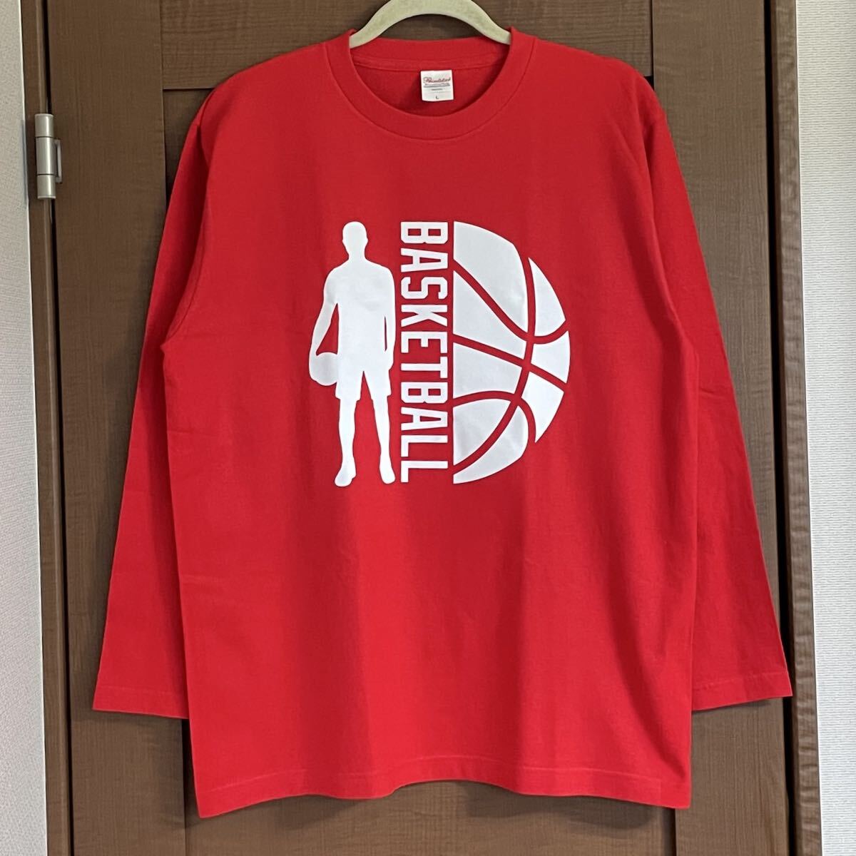 Tシャツ 長袖 バスケ Lサイズ ロンT メンズ レディース ジュニア ティシャツ 長袖Tシャツ ロンティ バスケットボール拍卖