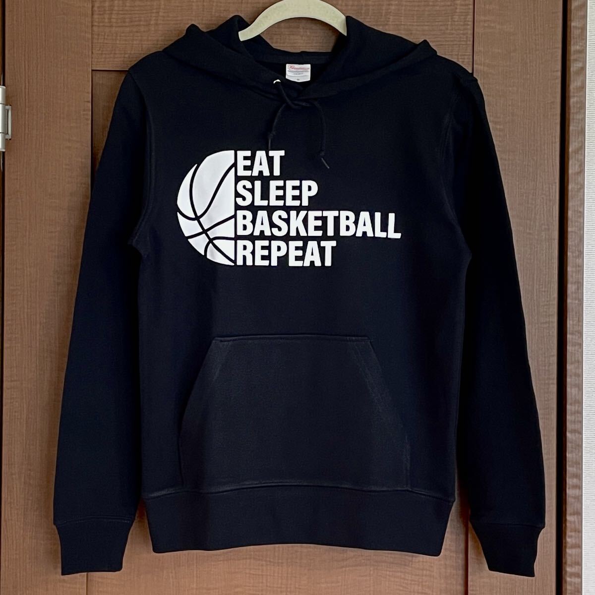 パーカー バスケ Sサイズ フーディー フーデット ライトパーカー バスケットボール スウェットパーカー ブラック 黒拍卖