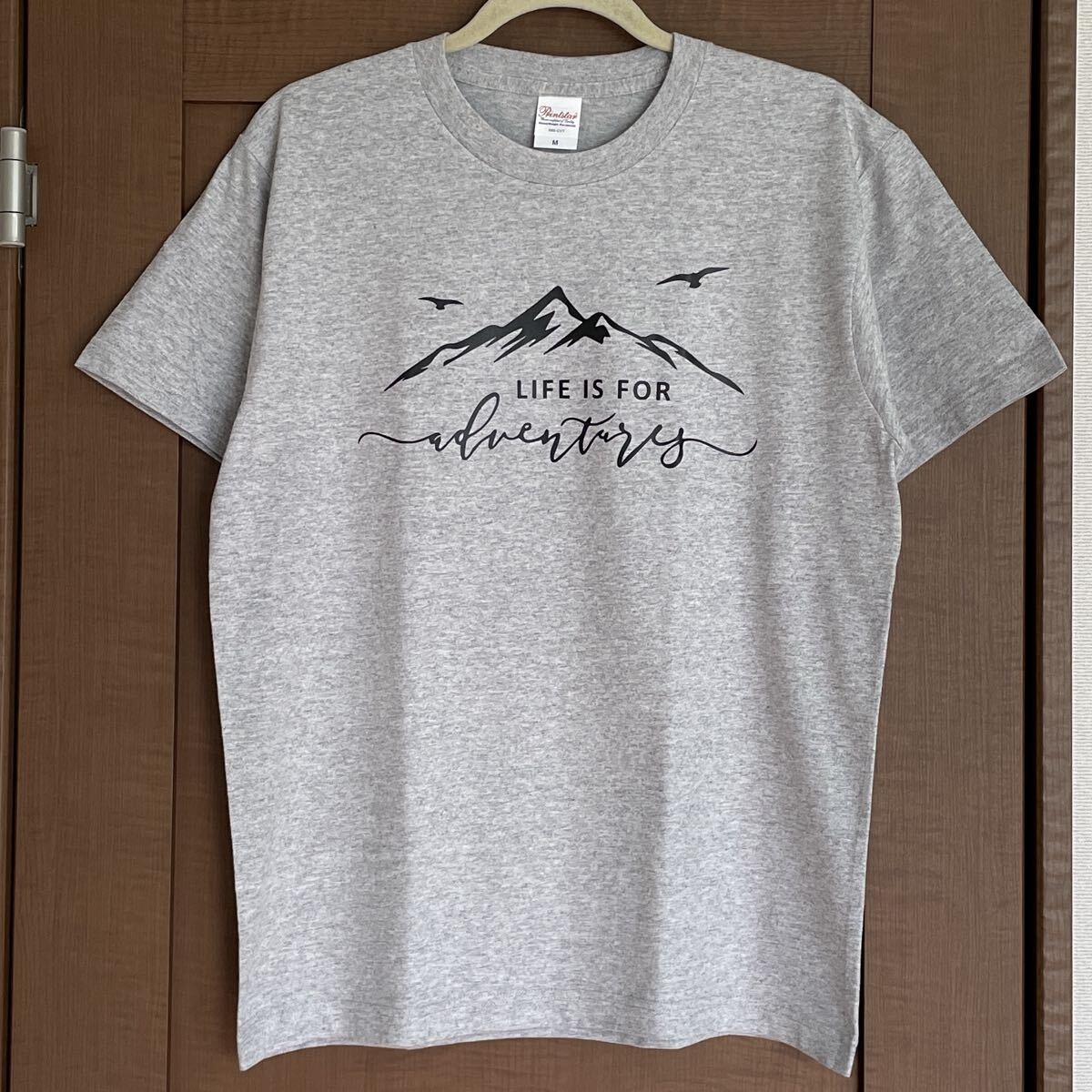 Tシャツ 登山 メンズ レディース ジュニア Mサイズ 半袖 キャンピング ティシャツ キャンプ アウトドア クライミング 山登り拍卖