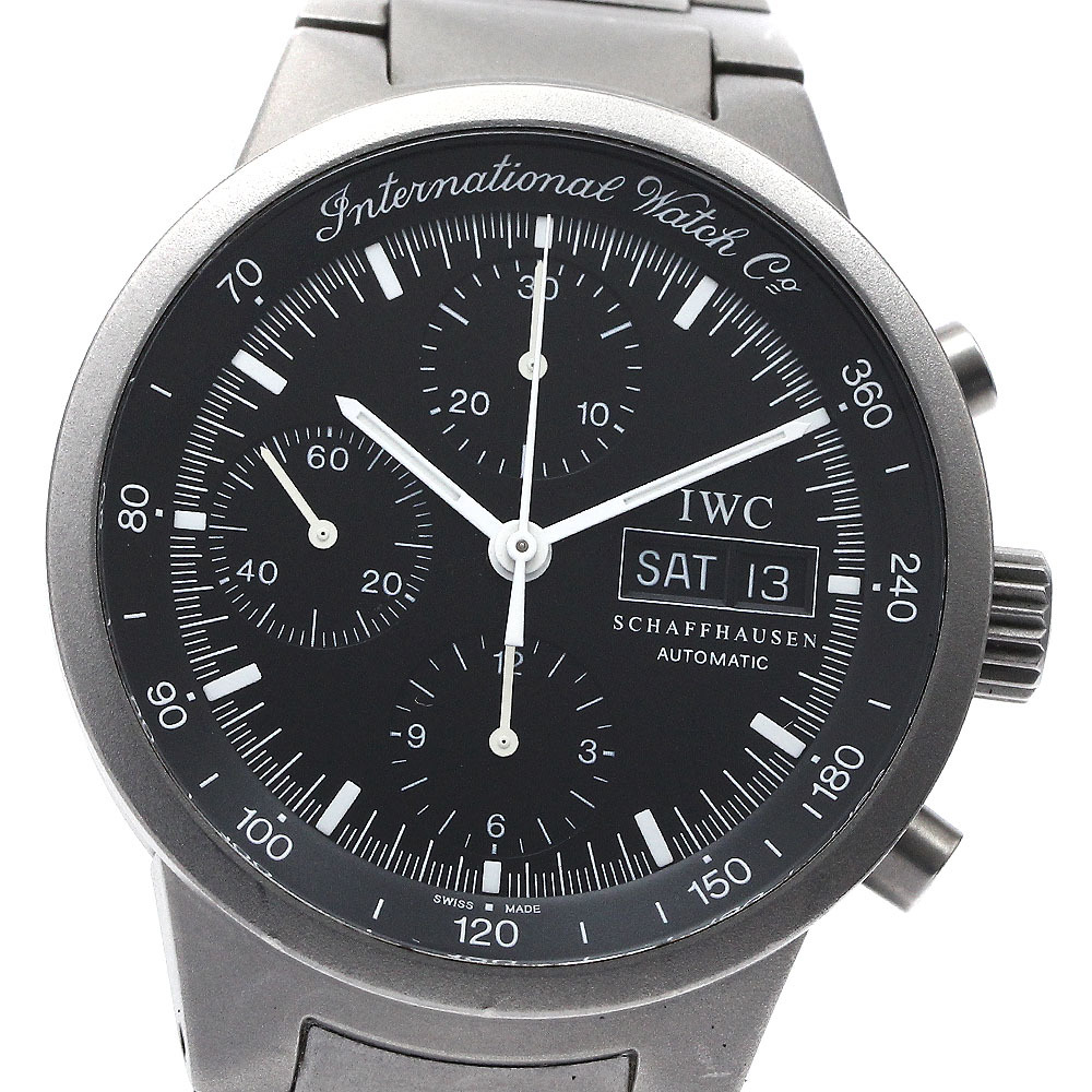 IWC IWC SCHAFFHAUSEN IW370703 GST クロノグラフ 自動巻き メンズ 保証書付き_894658拍卖