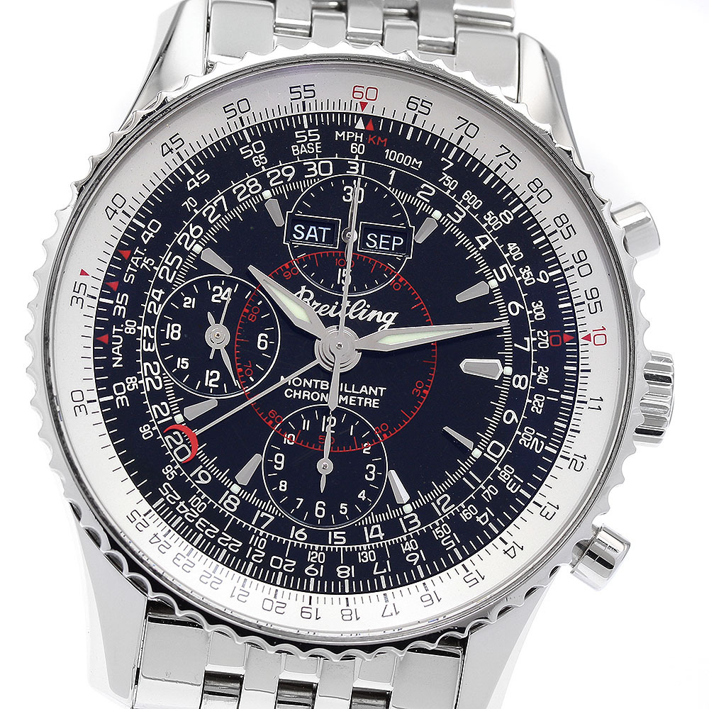 ブライトリング BREITLING A21330 モンブリラン ダトラ トリプルカレンダー 自動巻き メンズ _865202拍卖
