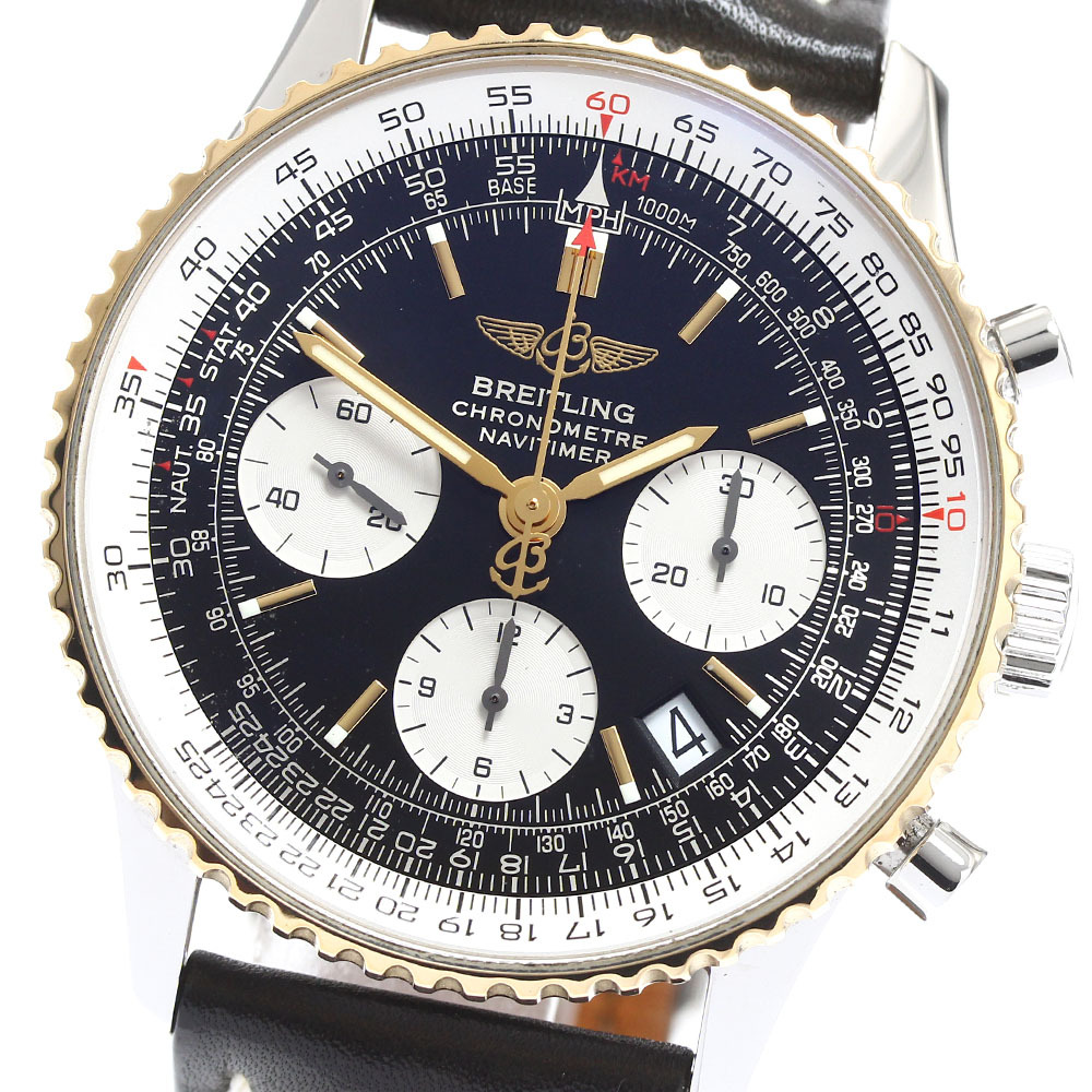ブライトリング BREITLING D23322 ナビタイマー クロノグラフ デイト 自動巻き メンズ _912469拍卖