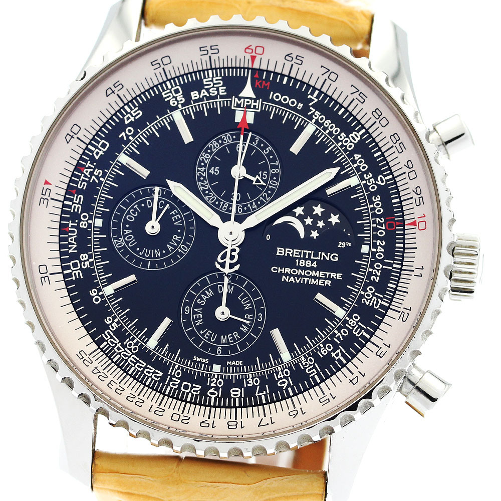 ブライトリング BREITLING A19370 ナビタイマー 1461 世界限定1000本 自動巻き メンズ 良品 保証書付き_916226拍卖