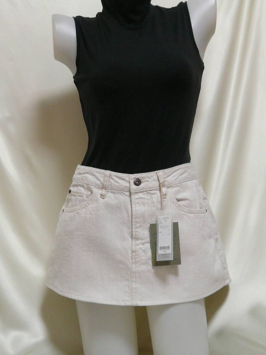 ♪♪白デニムの超マイクロミニ☆シンプル☆カジュアル^^♪♪ 拍卖