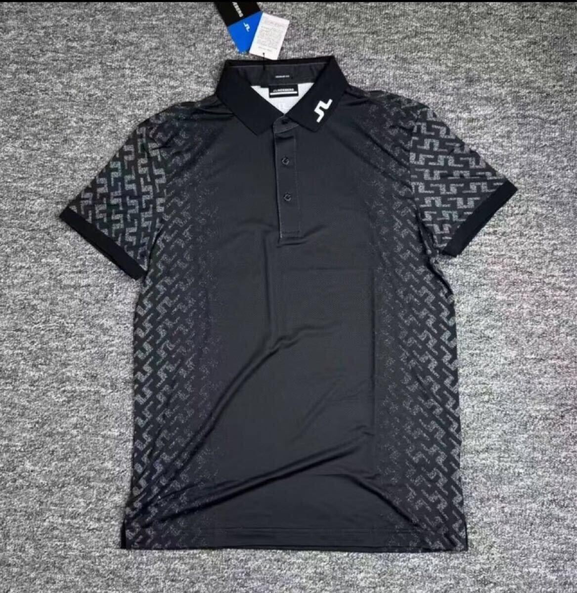 新品 J.LINDEBERG ジェイリンドバーグ ゴルフ 半袖ポロシャツ ブラック メンズ XL 拍卖