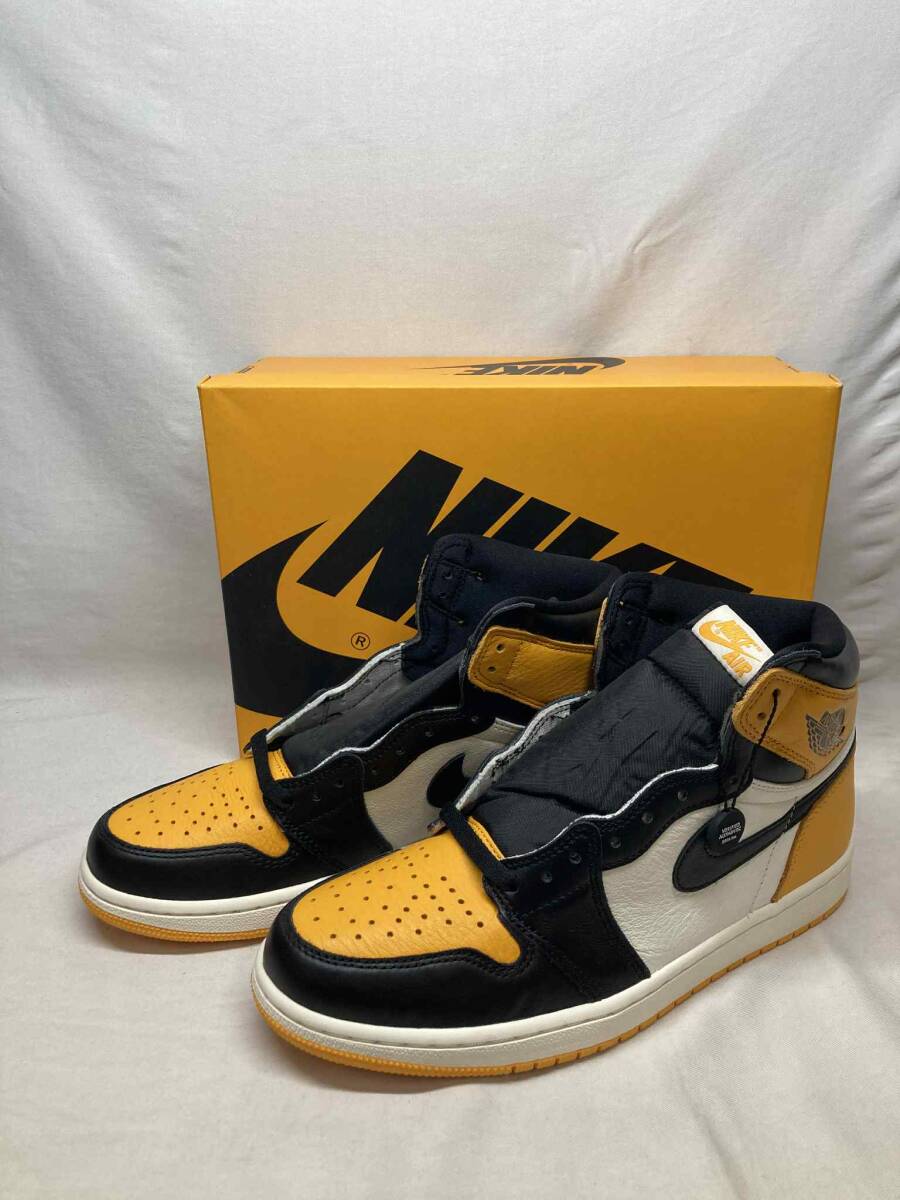 ■未使用 Nike AJ1 Retro High OG Taxi ナイキ エアジョーダン レトロ ハイ タクシー 555088-711 US9.5 ●251001拍卖