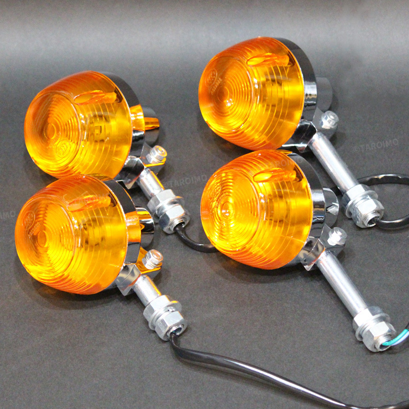 バイク ホンダ CB 系 ウインカー ショート ロング 4個 ホーク CB250 CB350 CB450 CB750 CB400T CB400F CB550four CB750four CB400N CL450拍卖