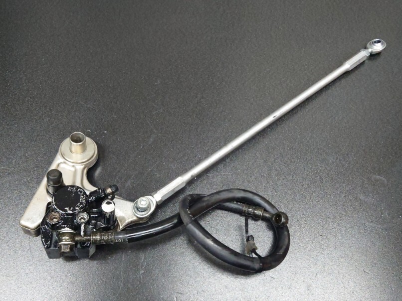 RS125R NX4 HRC4ミニ縦型エンジン 純正 リア ブレーキASSYキャリパー サポート ホースASSY NISSIN製 NSR50エイプ モンキーNSF100 TZ125拍卖