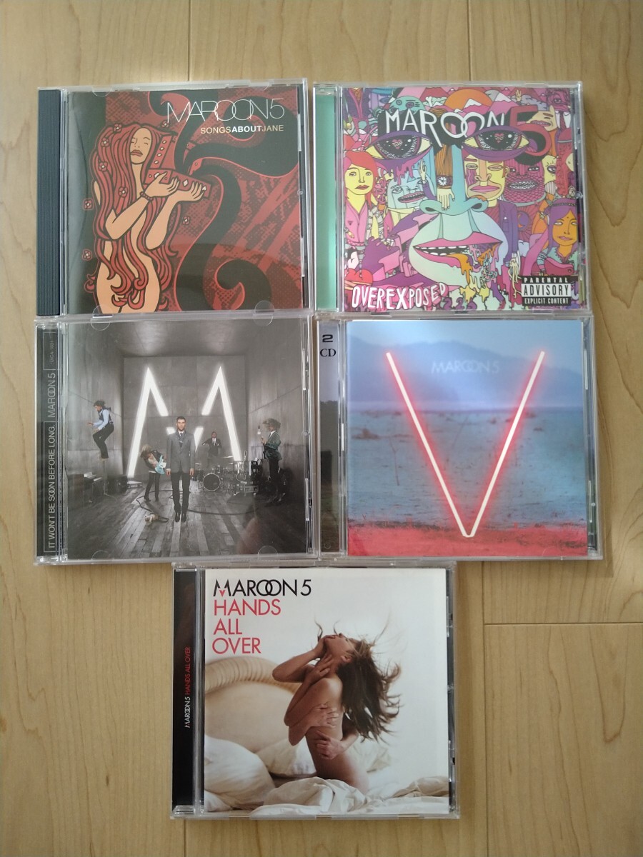MAROON5 マルーン5 CD アルバム 5枚 まとめ売り 国内盤 輸入盤 DVD付属 ほぼ新品拍卖