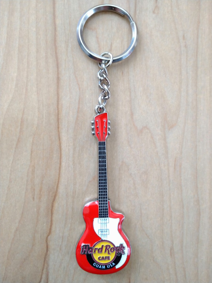 Hard Rock Cafe ハードロックカフェ キーホルダー ギターキーホルダー グアム GUAM USA新品 未使用品拍卖