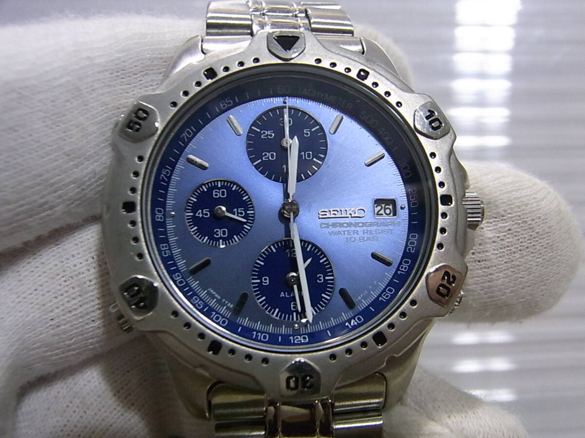 作動中 現状品 SEIKO CHRONOGRAPH 7T32-6E40 セイコー クォーツ 腕時計(ジャンク中古品)拍卖