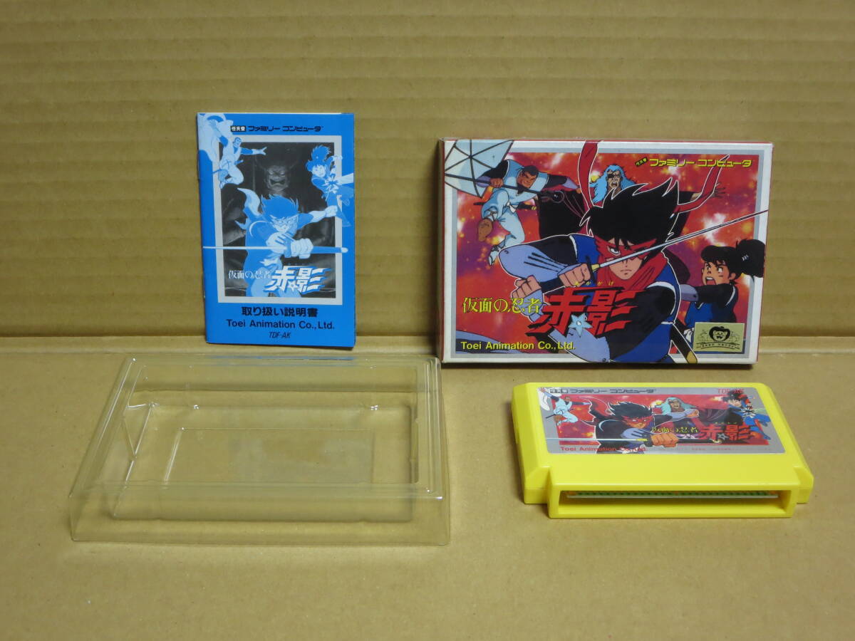 ★ファミコン 仮面の忍者 赤影 箱・説明書付 FC★拍卖