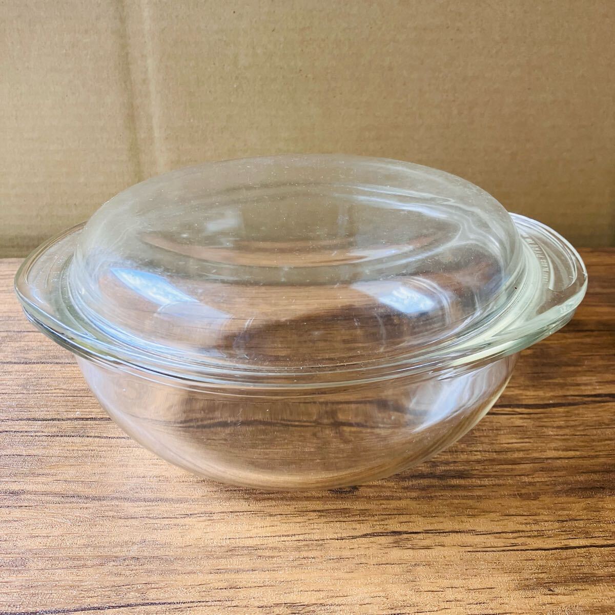 蓋つき パイレックス ガラスボウル 調理器具 昭和 レトロ アンティーク 洋食器 皿 プレート拍卖