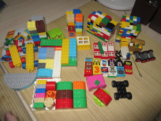 R071006 断捨離 処分「LEGO ブロック 幼児用 ディズニー 一般 まとめて」USED BOX蓋無し拍卖