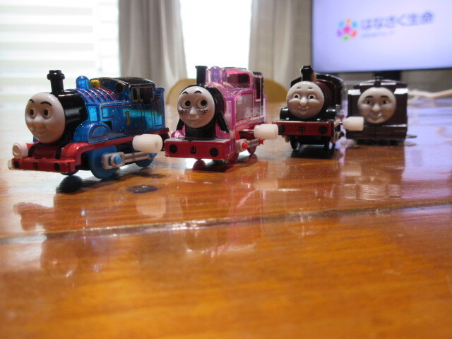 R071006 断捨離 処分「きかんしゃトーマス ゼンマイ式+おまけ 4台SET」保管品 USED拍卖