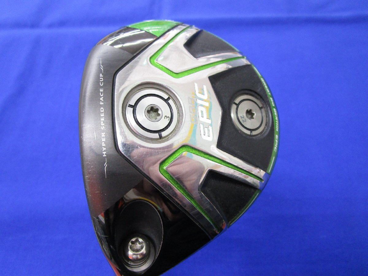 ● キャロウェイ GBB EPIC SUB ZERO レフティ 【 FW 15度 硬さ S 】 Speeder EVOLUTION 3 FW60 リシャフト エピック サブゼロ 中古●拍卖