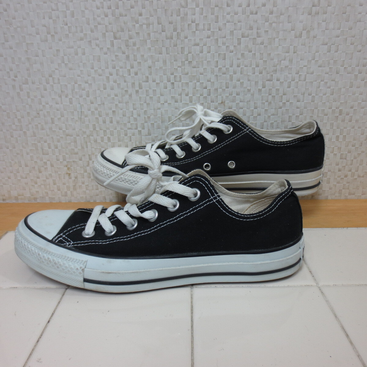 コンバース オールスター M9166 黒 25cm CONVERSE ALL STAR レタパ600円 K10/4拍卖