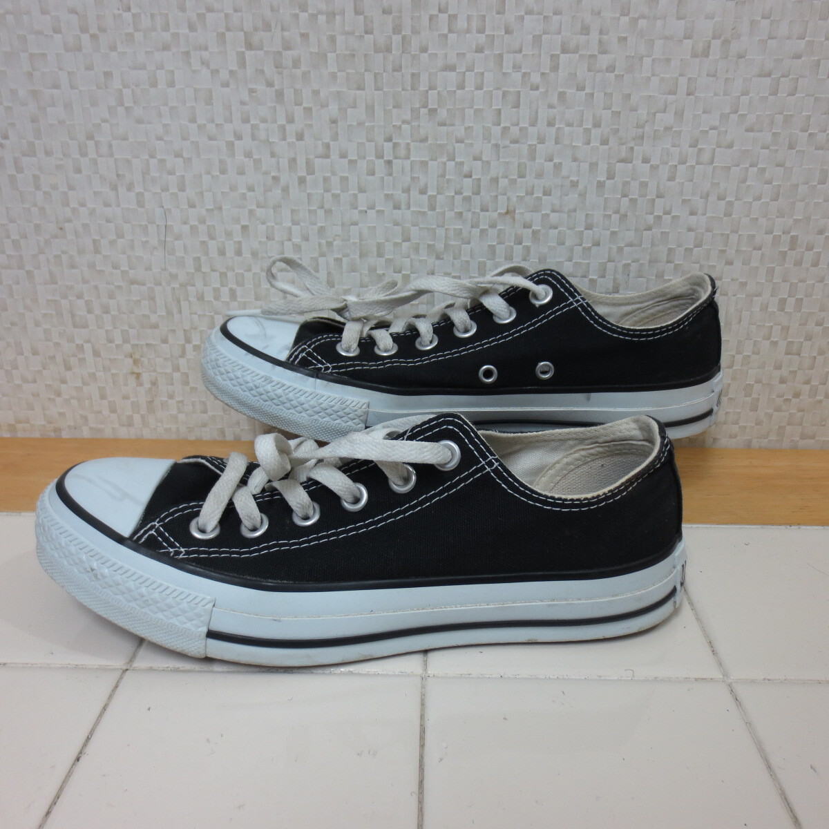 コンバース オールスター M9166 黒 24cm スニーカー CONVERSE ALL STAR レタパ600円 K10/5拍卖