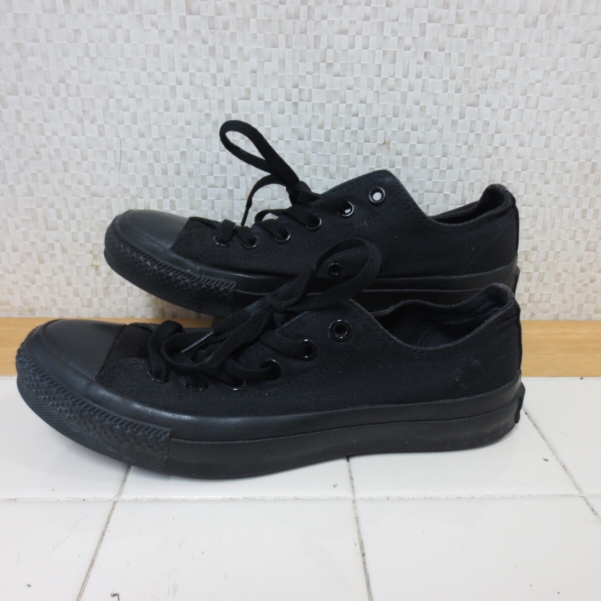 コンバース オールスターM5039 黒 25cm スニーカー CONVERSE ALL STAR レタパ600円 K10/7拍卖