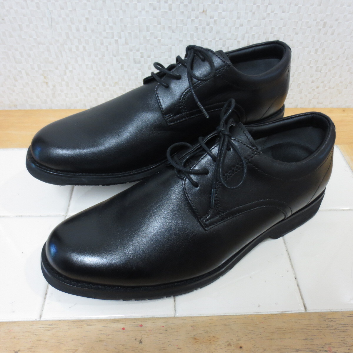 ウォーカーゴルフ WG200 本革 ビジネスシューズ ブラック 24.5㎝ WALKER GOLF 佐川急便700円 I10/8拍卖