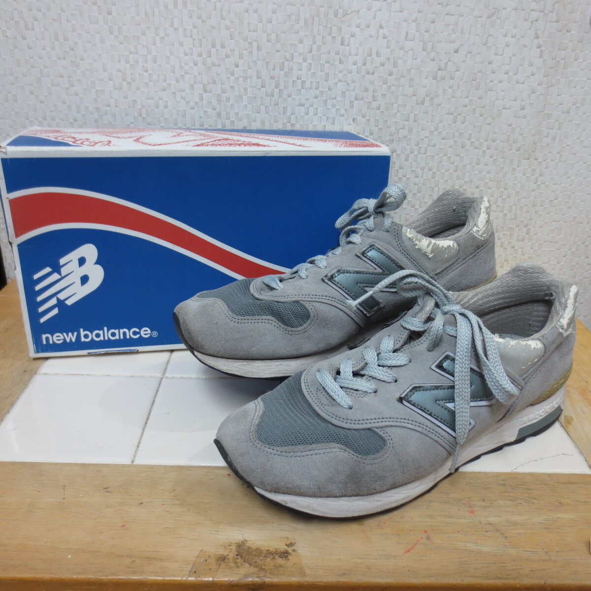 ニューバランス M1400SB スティールブルー 27㎝ New Balance STEEL BLUE 佐川急便700円 I10/9拍卖