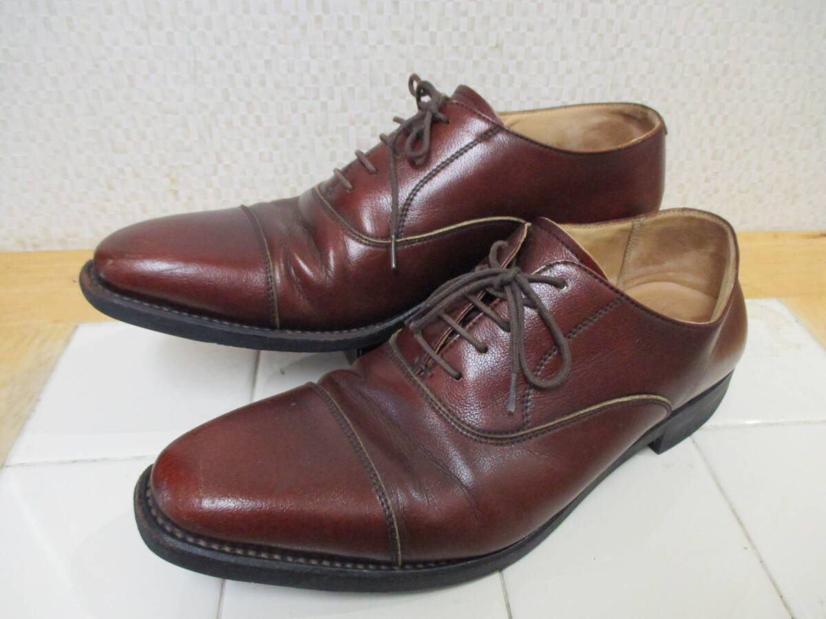 リーガル ワースコレクション V060 ビジネスシューズ ブラウン 26㎝ REGAL worth collection 佐川急便700円 I10/15拍卖
