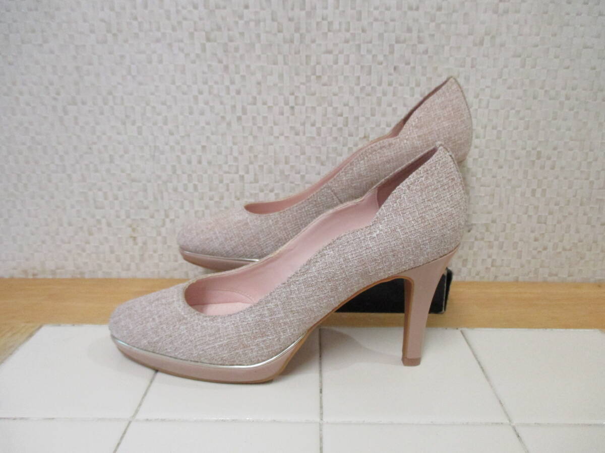 新品B品(極わずかな傷有り) ダイアナ アルテミス ピンクベージュ 24cm パンプス 通勤用 DIANA artemis レタパ600円 K10/16 拍卖