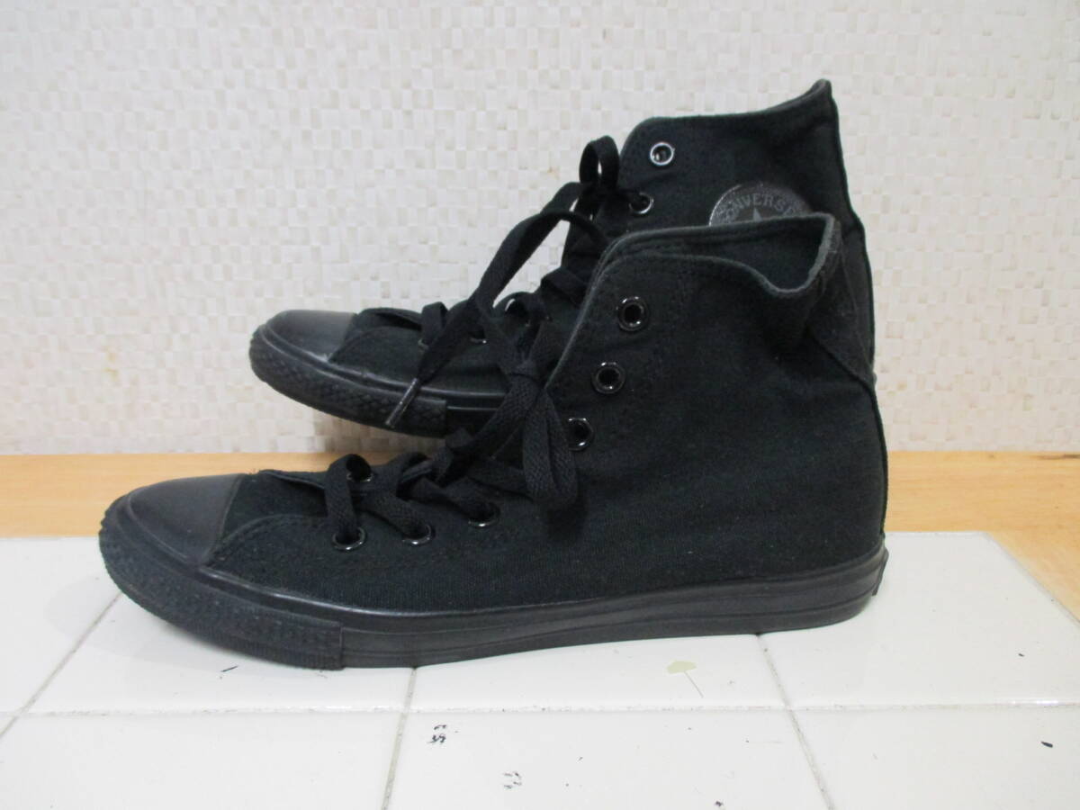 コンバース オールスター 5CJ369 黒 24.5cm ハイカットスニーカー CONVERSE ALL STAR レタパ600円 K10/21拍卖