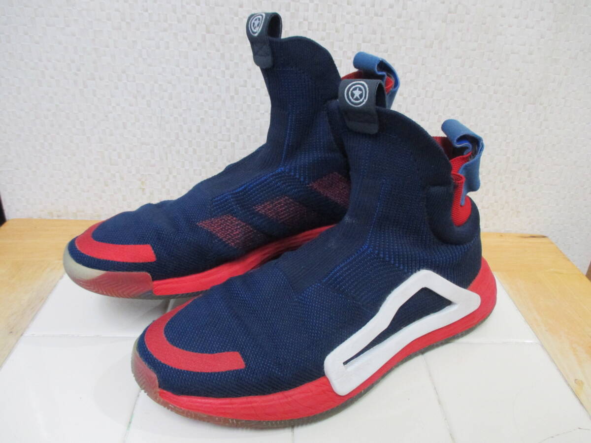 アディダス×マーベル ネクストレベル EF2257 キャプテンアメリカ ネイビー 28㎝ MARVEL N3XT L3V3L CAPTAIN AMERICA 佐川700円 I10/24拍卖