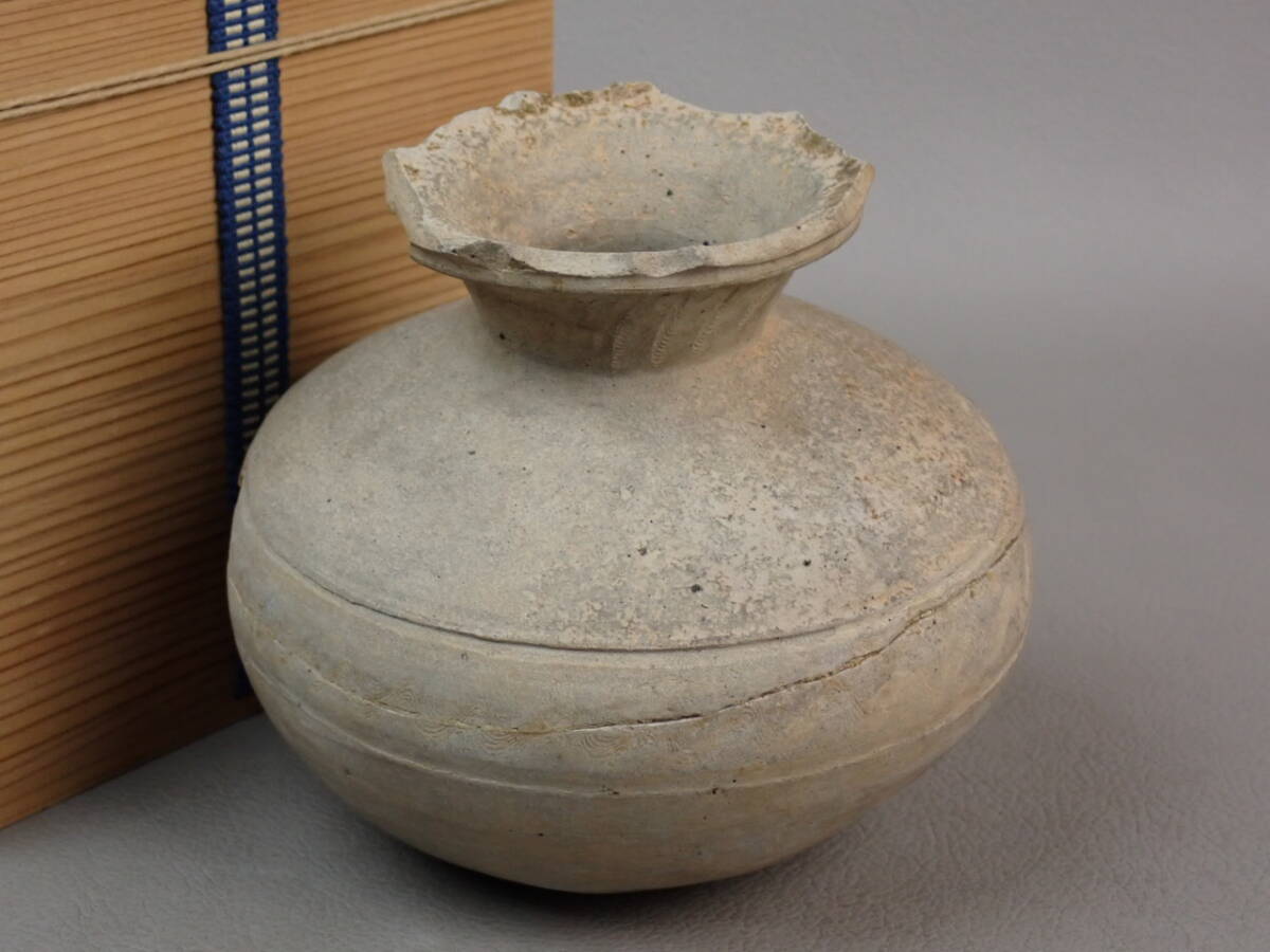 【骨董・茶道具】★須恵器★★波状文瓦泉 gp024vb 猿投 発掘品 出土品拍卖