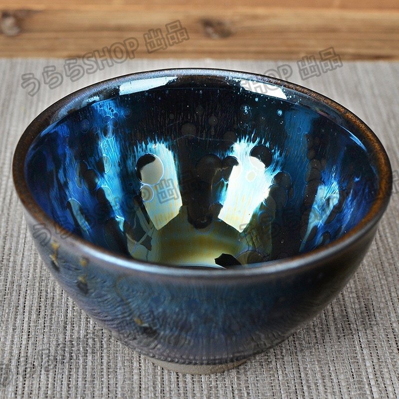 抹茶碗 抹茶茶碗 天目茶碗 曜変天目茶碗 茶道具 お茶碗 国宝 茶道 茶碗 窯変天目茶碗 油滴天目 茶道具 茶器 初心者 酒器 陶芸用品 xhw0143拍卖