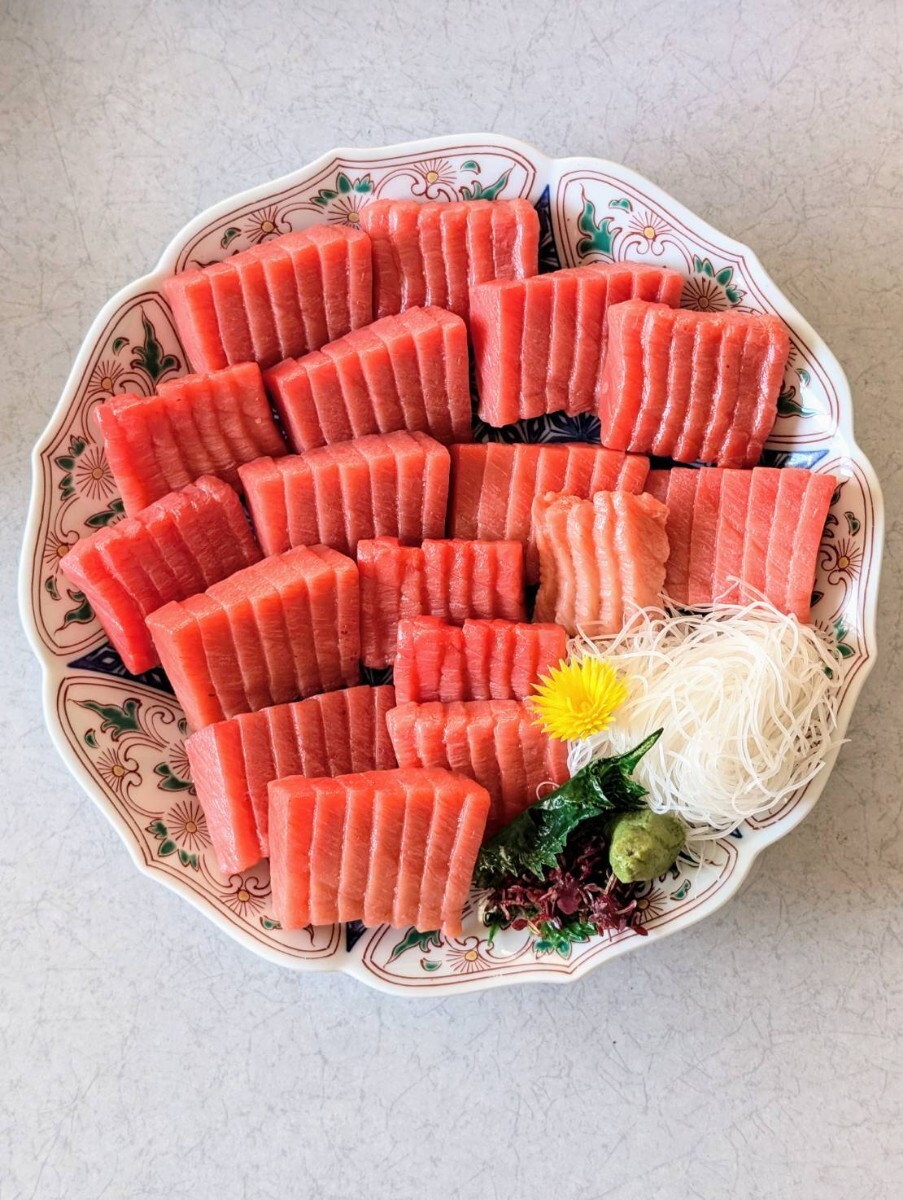 【まいづる食品サンプル】E-14-1 マグロ刺身 一塊999円拍卖