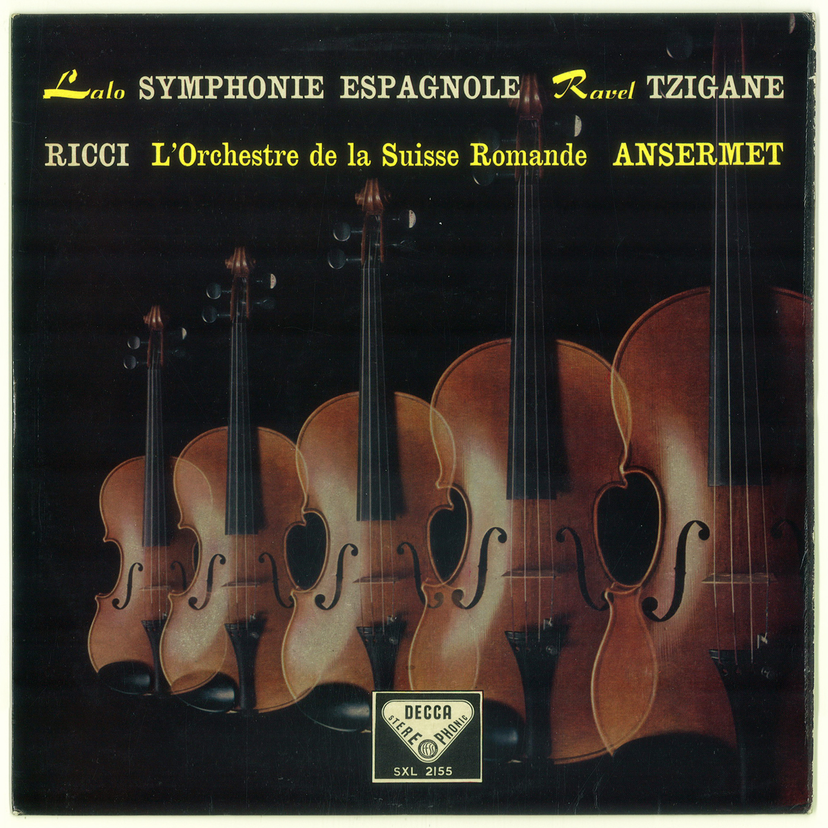 英Decca SXL2155 ラロ「スペイン交響曲」 リッチ アンセルメ スイス・ロマンド管拍卖