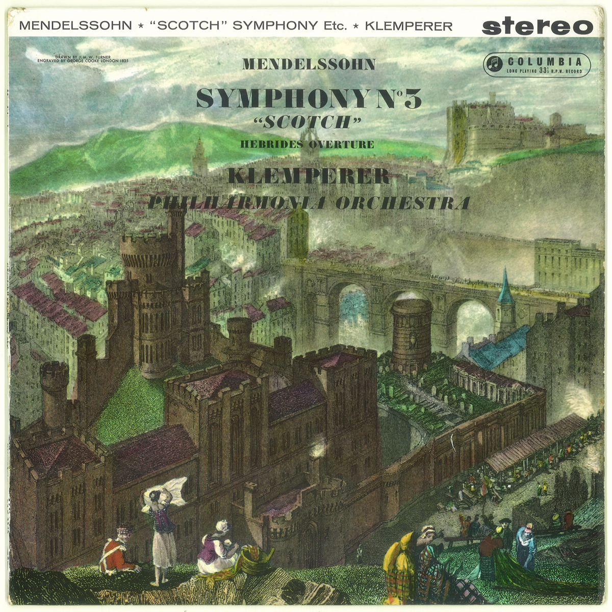 英Columbia SAX2342 メンデルスゾーン「交響曲第3番《スコットランド》」 クレンペラー フィルハーモニア管拍卖