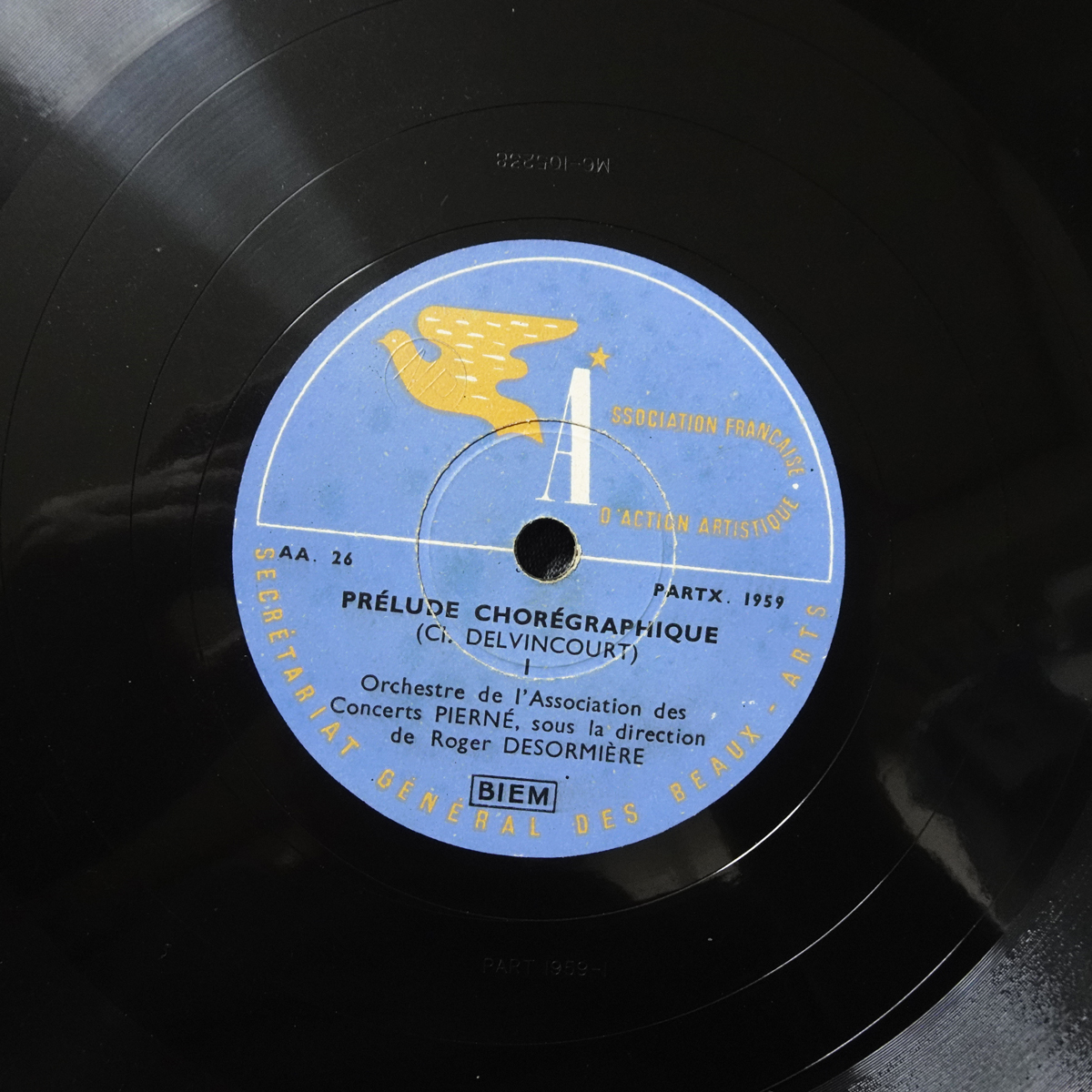 【非売品】 仏AFAA デルヴァンクール「舞踏の為の前奏曲」 デゾルミエール コンセール・ピエルネ拍卖