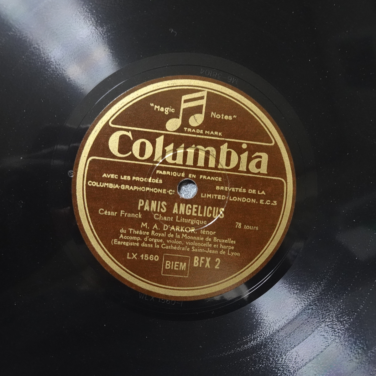 仏Columbia BFX2 フランク「天使の糧」 アンドレ・ダルコール拍卖