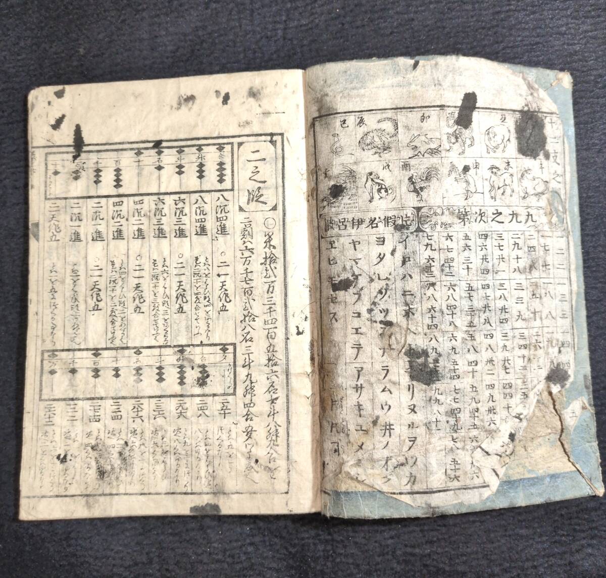 Y146 絵入 和算 算術◆改算塵劫記◆計算法 改算記 算盤 江戸 時代物 浮世絵 UKIYOE 木版画 骨董 古美術 古典籍 古文書 和本 古書拍卖