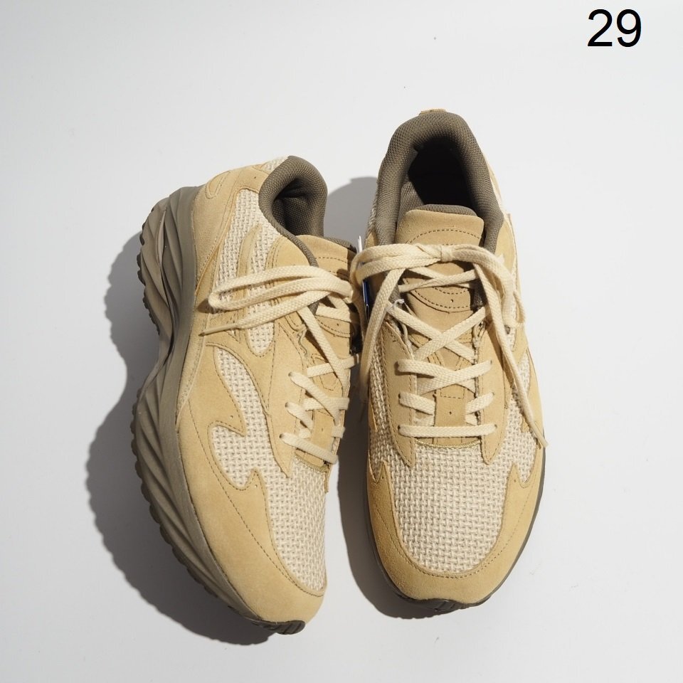 P6134P ▼MIZUNO ミズノ × BEAMS ビームス▼ WAVE RIDER β ウェーブライダー ベータ スニーカー ベージュ 11/29cm D1GD232801 rb mks拍卖