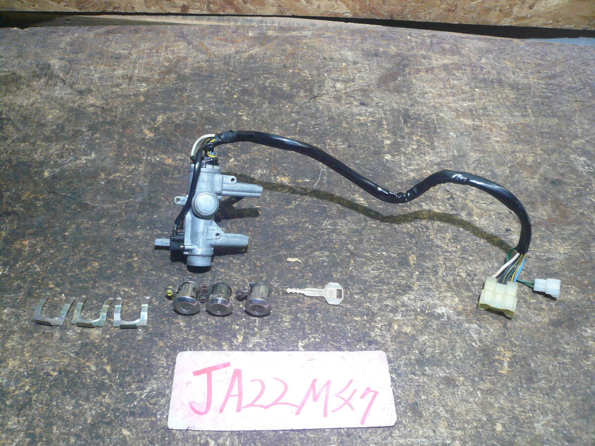 M47 本州送料1000円 ジムニー JA22 キーシリンダー 5MT拍卖
