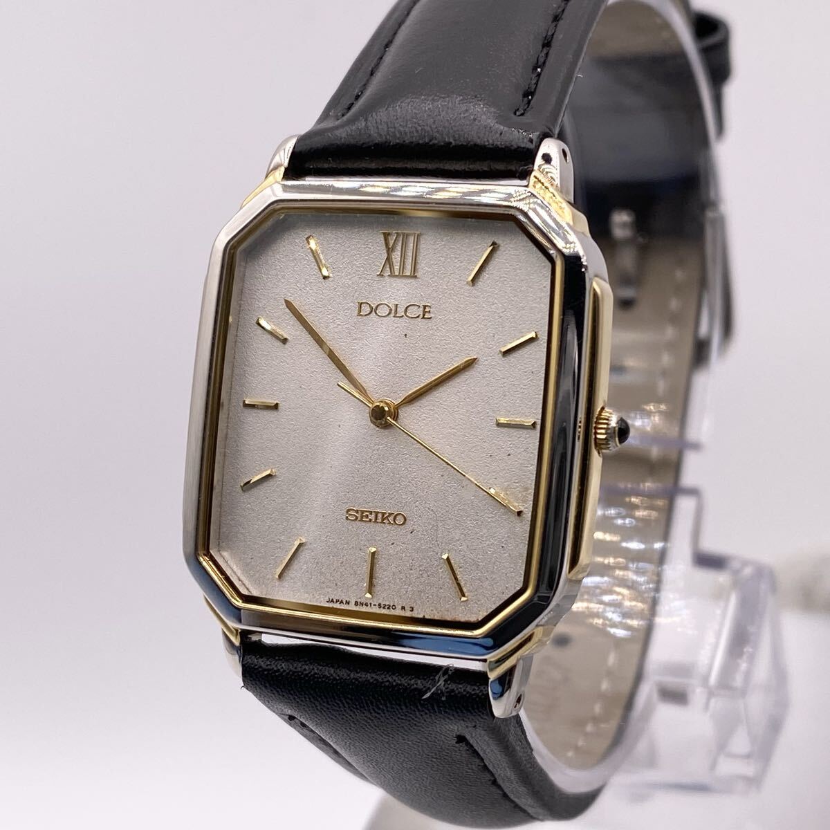 稼働新品社外ベルト SEIKO DOLCE セイコー ドルチェ クォーツ 腕時計 8N41-5170 レディース コンビカラー ゴールド シルバー拍卖