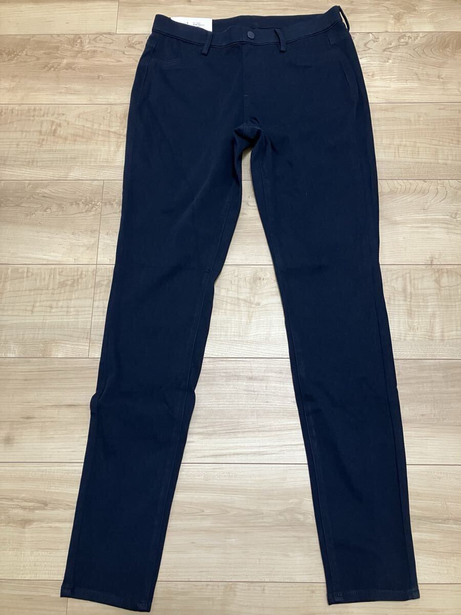 新品!!ユニクロ☆レギンスパンツ Lサイズ ブルー☆WOMEN スパッツ レギパン ズボン ストレッチパンツ UNIQLO拍卖
