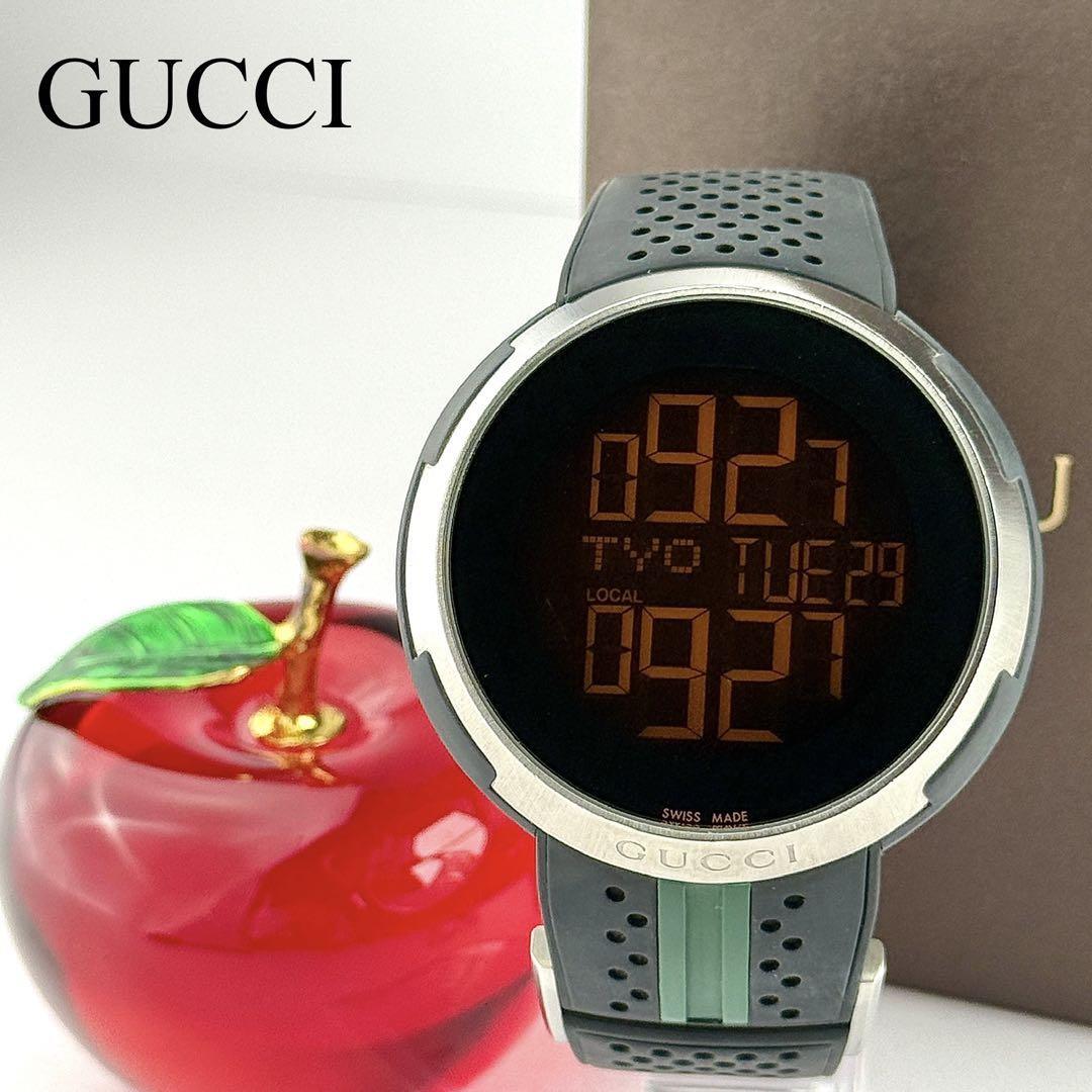 【新品電池】502 グッチ アイグッチ I-Gucci メンズ デジタル拍卖