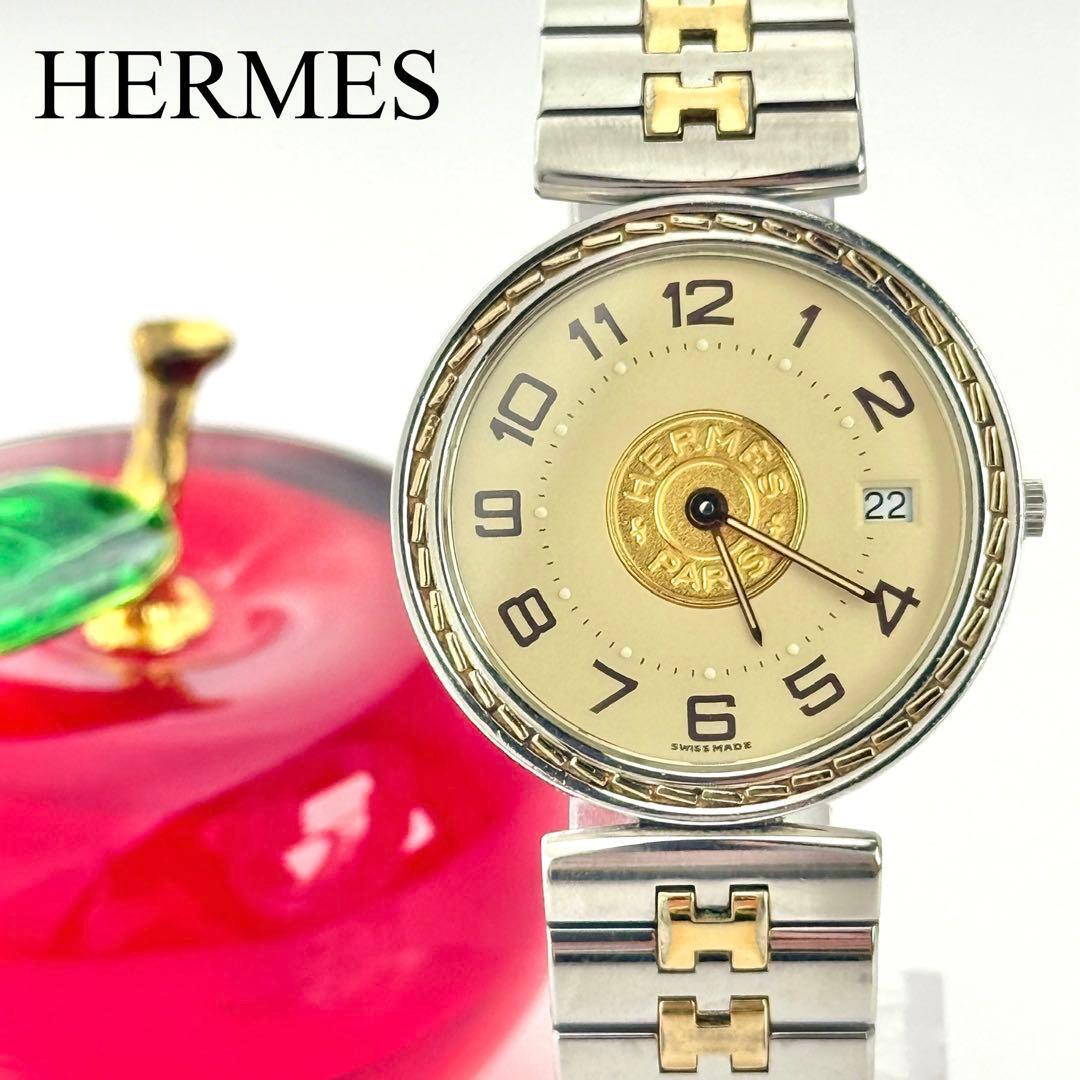 エルメス セリエ デイト ラウンド 新品電池 レディース 腕時計 893拍卖