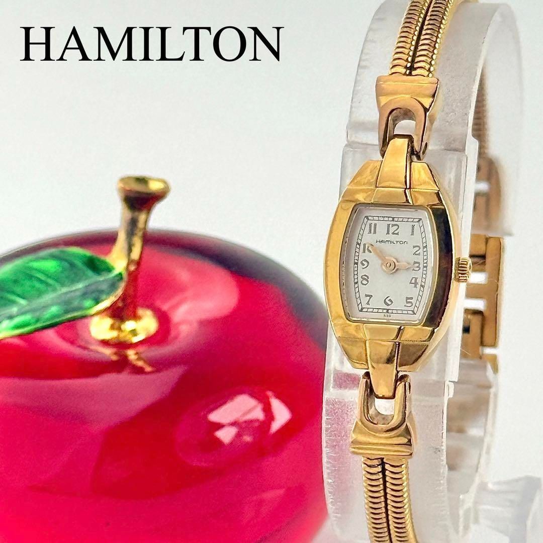 ハミルトン ゴールド H311410 ミニサイズ 新品電池 レディース 腕時計 025拍卖