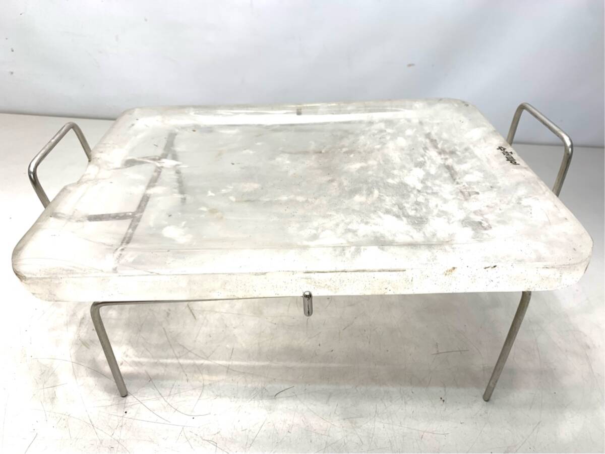 貴重 水晶プレート 焼肉 韓国食器 セット台付 サムギョプサル 調理器具 業務用 A9756A12拍卖