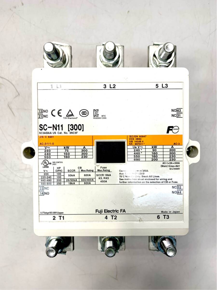 富士電機 電磁接触器 マグネット スイッチ SC-N11 コイル FUJI A9754A08拍卖