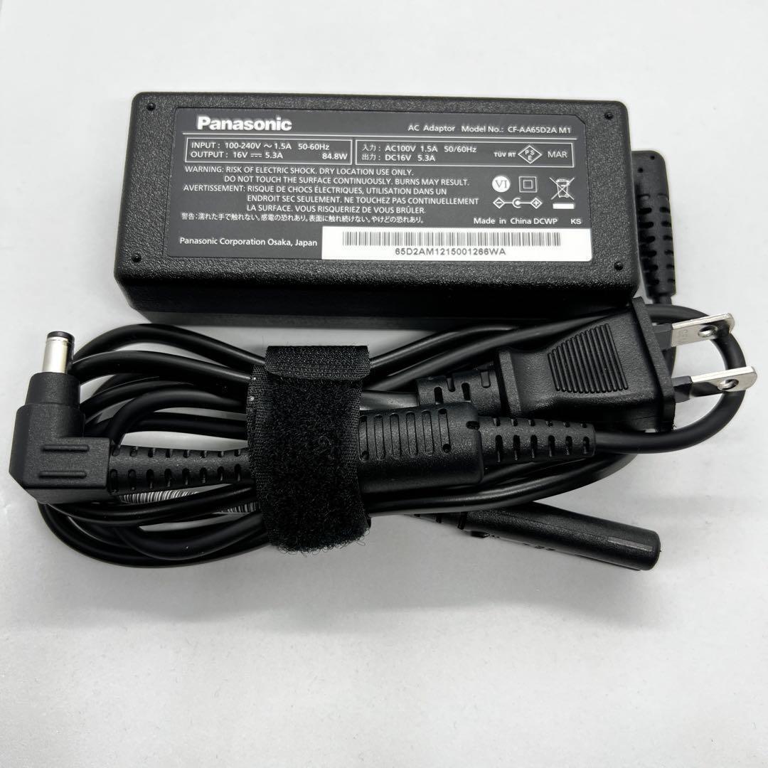 Panasonic CF-FV CF-LV CF-SV 共通専用ACアダプター CF-AA65D2AJS CF-AA65D2A M1 / M2 美品 純正拍卖